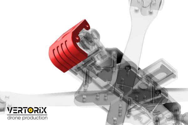Защита передней части рамы FPV-дрона Vertorix Mandarin