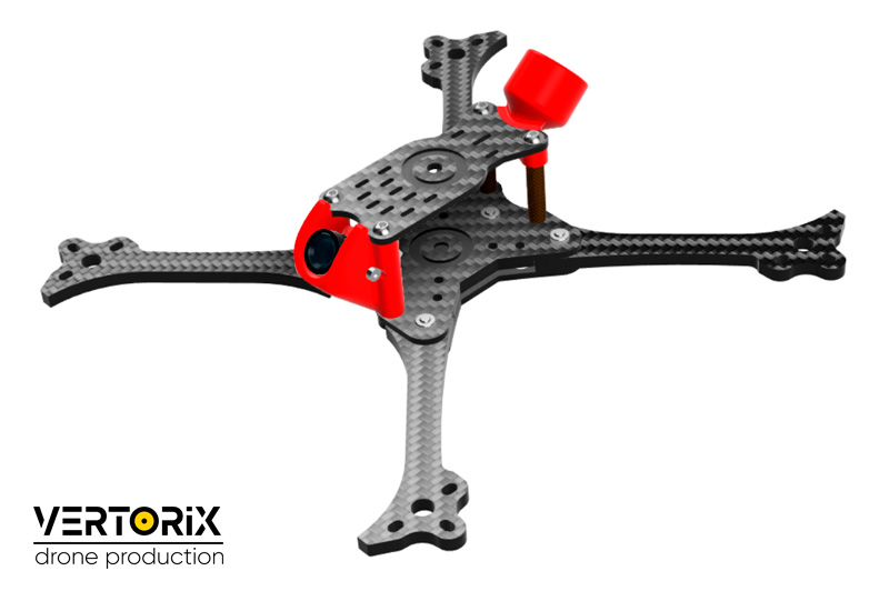 Vertorix Switchback 5″ — рама для сборки гоночного FPV-дрона из высококачественного карбона